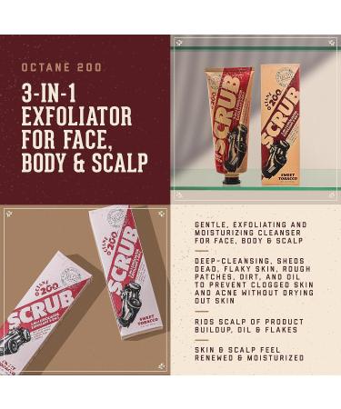 18.21 Man Made Octane Series Moisturizing Lotion - Hydrating Face Body & Scalp Scrub for Men - Shop Internationally - Buy Online on SooperMarket.com