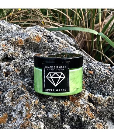 Green Apple Mica Powder Pigment - 1.8oz | Epoxy Resin & Soap Art | Black Diamond Pigments - Buy Online on SooperMarket.com
