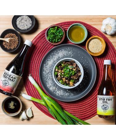 Sunny's Gourmet Korean Stir Fry Oil - High Heat Cooking, All Natural, No Preservatives - 15.5 oz (Pack of 1) - Buy Online on SooperMarket.com