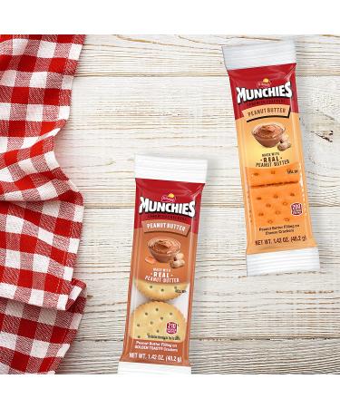 Munchies Sandwich Crackers Peanut Butter Variety Pack - 4 Count - Buy Online on SooperMarket.com