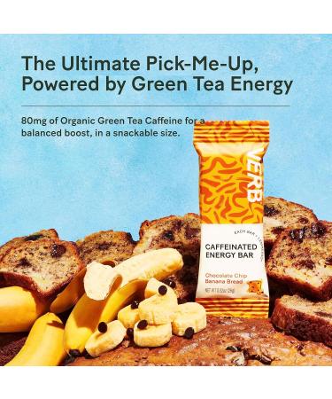Verb Energy - Variety Pack Caffeinated Snack Bars - 110-Calorie Low Sugar Energy Bar - Nutrition Bars - Vegan Snacks - Gluten Free Breakfast Bars with Organic Green Tea 26g (Pack of 16) Variety Pack -16pk 16 Count (Pack of 1) - Buy Online on SooperMarket.com