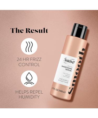 Suave Simply Styled Anti Frizz Serum - 24 Hour Smoothing Hair Serum for Frizz Control (4.75 oz) | International Shipping Available - Buy Online on SooperMarket.com