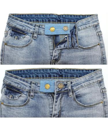 16PCS Jean Button Waistband Extenders - Elastic Trouser Pant Extender Set - Buy Online on SooperMarket.com