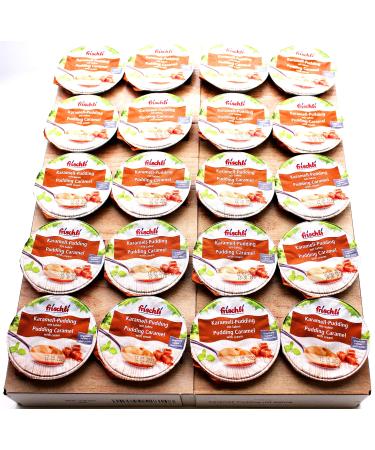 frischli caramel pudding with cream pack of 20 (20 x 85g)