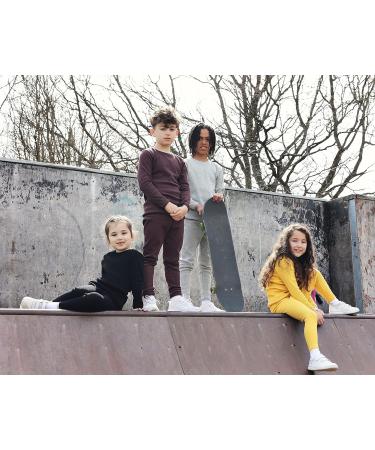 DreamBuy 20 Colours Ribbed Pyjama/Tracksuit/Loungewear | Unisex 4-5 Years Aubergine | Boys, Girls, Women, Men - Buy Online on SooperMarket.com