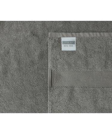 COTTON CRAFT Hotel Spa Luxury Bath Sheet 2 Pack - Oversized 40x80 - 700 GSM Cotton - Soft & Absorbent - Grey Towel Set - Buy Online on SooperMarket.com