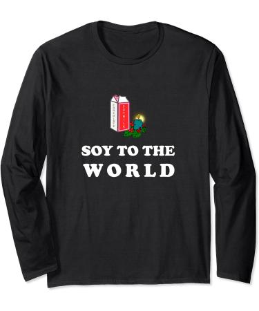 Chocolate Soy Milk Vegan Long Sleeve T-Shirt