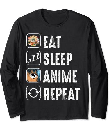 Otaku Japanese Manga Kawaii Ramen Noodles Foodie Anime Long Sleeve T-Shirt