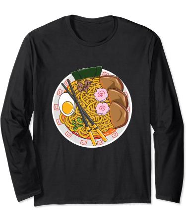 Kawaii Ramen Noodle Japanese Ramen Life Long Sleeve T-Shirt