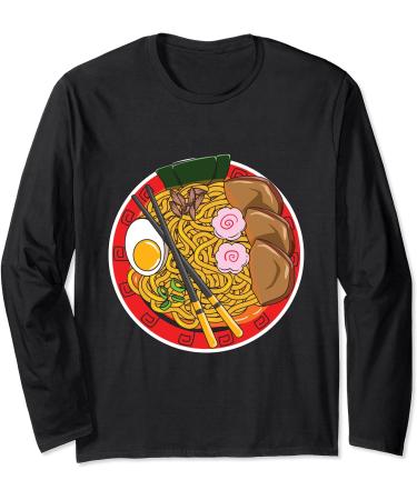 Japanese Noodle Ramen Life Kawaii Foodie Long Sleeve T-Shirt