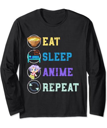 Kawaii Manga Japanese Food Ramen Noodles Otaku Anime Long Sleeve T-Shirt