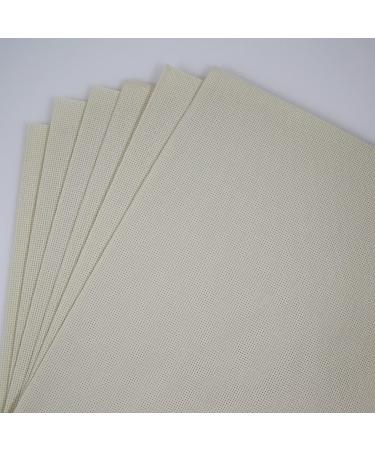KCS 12x18 16CT Counted Cotton Aida Cloth Cross Stitch Fabric (6 pc Cream) - Buy Online on SooperMarket.com