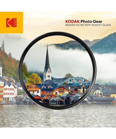 KODAK 52mm IR Neutral Density 1000 Filter | Schott Glass, Waterproof, 16-Layer Nano Coating | Prevent Overexposure, Reduce Infrared | Retro Case & Filter Guide | PhotoGear - Buy Online on SooperMarket.com
