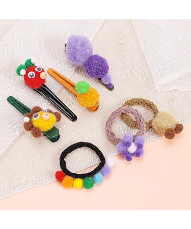 Caydo 500 Pieces 1cm Black Pom Poms - Mini Craft DIY Art Balls for Kids Creative Projects - Buy Online on SooperMarket.com