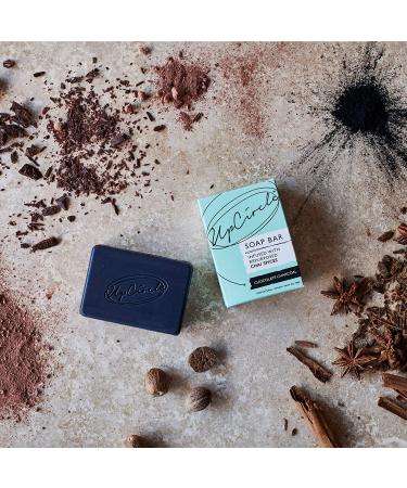 UpCircle Chocolate Charcoal Soap Bar - 100g Natural Skincare | Eco-Friendly & Vegan - Buy Online on SooperMarket.com