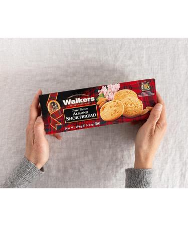 Walkers Shortbread Almond Rounds Traditional Pure Butter Scottish Recipe 150g - Buy Online on SooperMarket.com