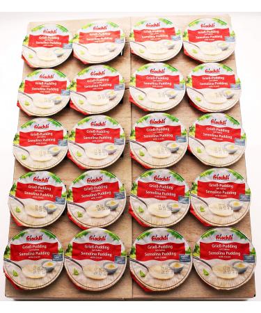frischli semolina pudding with cream pack of 20 (20 x 85g)