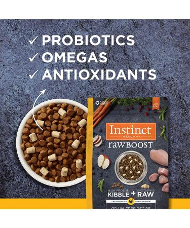 Instinct Raw Boost Grain Free Dry Cat Food - Chicken, 10lb Pack - High Protein Kibble + Freeze Dried Raw Formula - Buy Online on SooperMarket.com