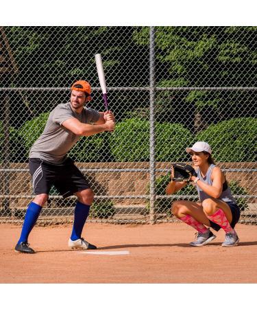 Men's RBI Baseball Over-The-Calf Team Athletic Performance Socks - Youth Shoe Size 0-4, Orange - Buy Online on SooperMarket.com