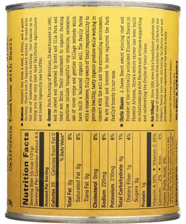 Organic Bianco DiNapoli Whole Peeled Tomatoes 28 oz - Premium Quality Ingredients - Buy Online on SooperMarket.com