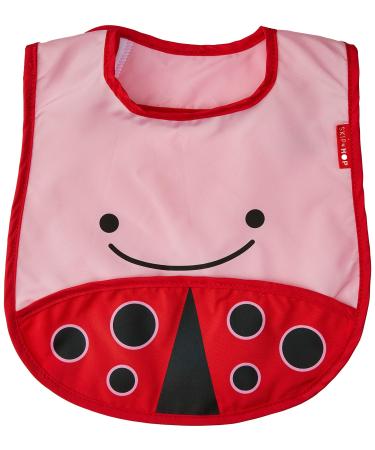 Skip Hop Tuck Away Baby Bib, Zoo, Ladybug