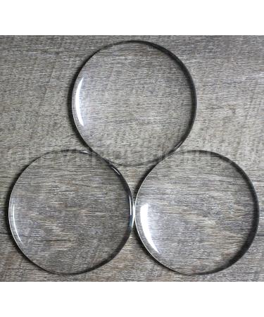 2.5 Round Glass Cabochons - 5 Pack | CleverDelights Glass Cabochons - Buy Online on SooperMarket.com