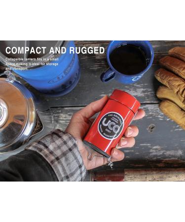 UCO Original Candle Lantern Kit - Red Powder Coated - Perfect for Camping & Outdoor Adventures - International Shipping Available - Buy Online on SooperMarket.com