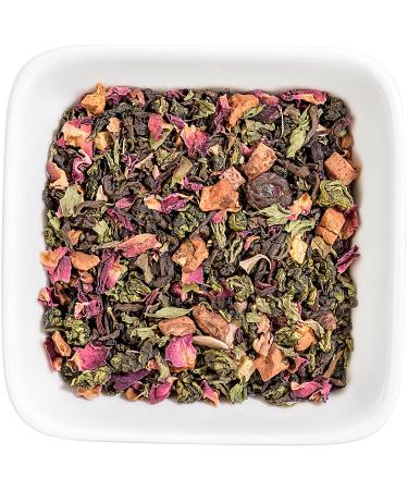 Tealyra Berry Rose Slenderize Pu Erh Green Oolong Tea Blend - 5-Year Aged - 220g - Weight Loss Diet Tea - All Natural - 7.76 oz / 220g - Buy Online on SooperMarket.com