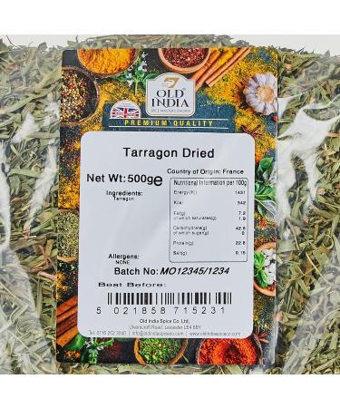 Old India Tarragon Dried 500g - Premium Quality Herb for Culinary Delights - Buy Online on SooperMarket.com