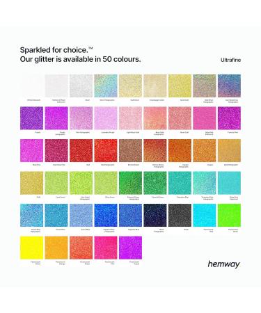 Hemway Ultra-Schein-Glitter Ultrafein 1/128 - Cosmetic Safe Olivgr n Olive Green 100g | International Shipping - Buy Online on SooperMarket.com