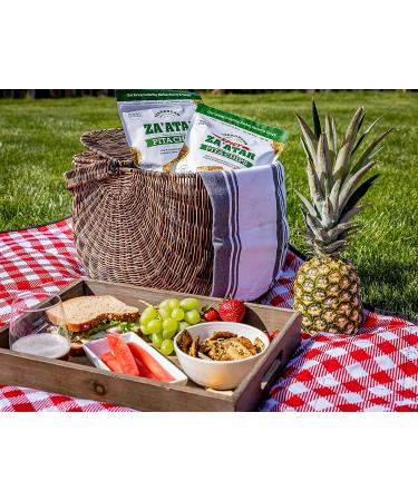Terranean Herbs & Spices Za'atar Pita Chips Bundle - Regular & Spicy (2 Pack) - Buy Online on SooperMarket.com