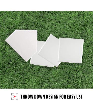 Franklin Sports MLB Baseball Base Set - Rubber Bases for Baseball & Softball with Home Plate - Portable Backyard Sports Bases - Buy Online on SooperMarket.com