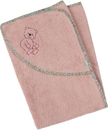Sterntaler Hooded Bath Towel Baylee - Pink 100x100 cm for Babies (0 Months+) - Best Quality & Comfort - Buy Online on SooperMarket.com