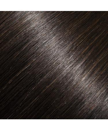 Super Thick Deluxe Clip-in Hair Extensions - 100% Remy Human Hair 18 Inch 210g - Intense Dark Brown #2 - International Shipping - Buy Online on SooperMarket.com
