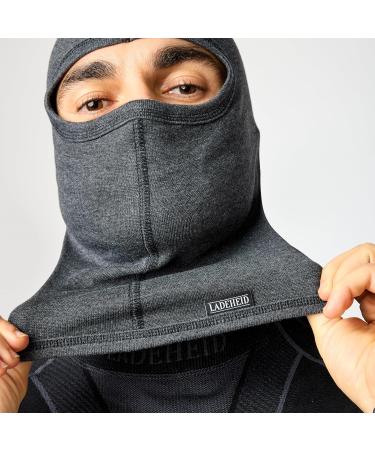 Chargingheid Sturmaske Motorcycle Balaclava - Thermal Ski Mask for Men & Women | Moisture Absorbent Comfort Fit - La-127 M-L Graphite/Melange-2 - Buy Online on SooperMarket.com