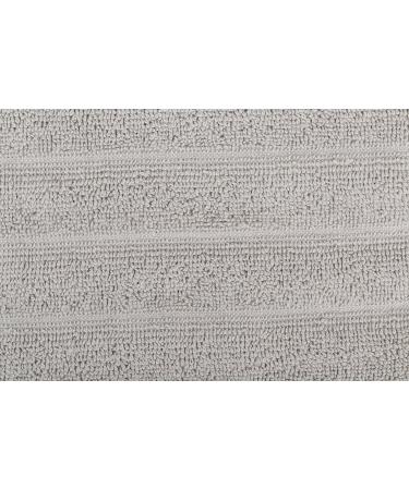 Luxurious 6 Pack Soft Hotel & Spa Quality 100% Cotton Washcloth Face Towels Set - Grey 12x12 inch - Buy Online on SooperMarket.com