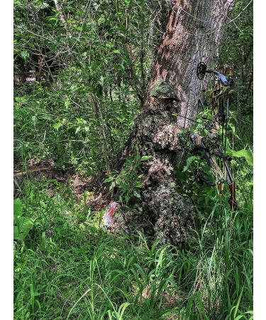 QuikCamo Mossy Oak 3D Leafy Suit - Large/XL NWTF Mossy Oak Obsession for Men | Turkey Hunting, Airsoft, Paintball, Birdwatching, Wildlife Photography - Buy Online on SooperMarket.com