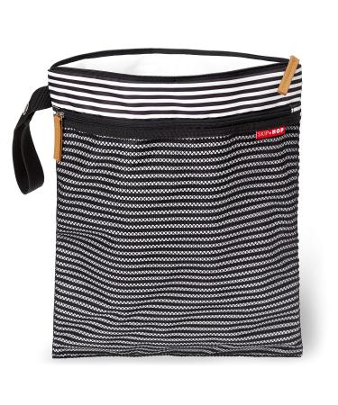 Skip Hop Wet Dry Bag Grab & Go Black & White Stripe Black/White Stripe