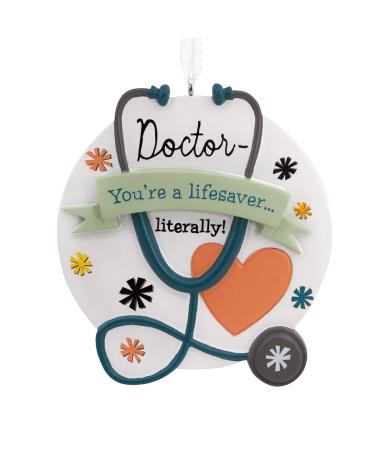 Hallmark Doctor Lifesaver Stethoscope Christmas Ornament