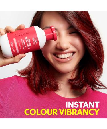 Wella Professional Color Fresh Mask Temporary Color Refresh Treatment Semi-Permanent Hair Dye Hair Gloss Treatment for Copper Hair Golden Gloss Hair Dye & Invigo Color Brilliance Colour Protection Shampoo - Buy Online on SooperMarket.com