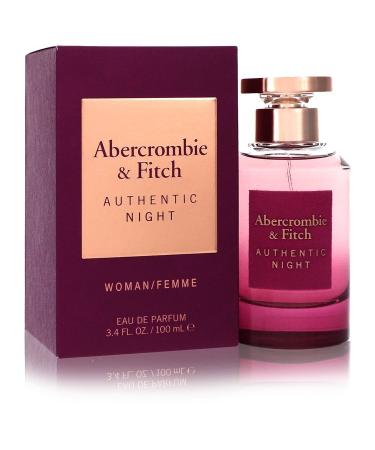 Abercrombie & Fitch Authentic Night by Abercrombie & Fitch Eau De Parfum Spray 3.4 oz for Women