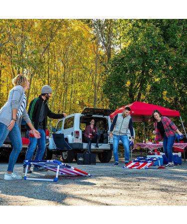 Franklin Sports Cornhole Game Set with (2) Boards and (8) Bean Bags - Portable Beach and Lawn Tailgate Toss Game - Buy Online on SooperMarket.com