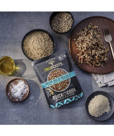 TruRoots Organic Quinoa, Brown Rice & Lentil Blend - Quick Cook 8.5 oz, Pack of 8, USDA Organic, Non-GMO - Buy Online on SooperMarket.com