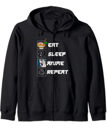 Kawaii Japan Ramen Noodles Japanese Manga Otaku Anime Zip Hoodie