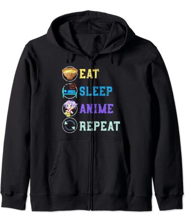 Kawaii Manga Japanese Food Ramen Noodles Otaku Anime Zip Hoodie
