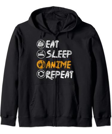 Japanese Kawaii Ramen Noodles Lover Otaku Manga Anime Zip Hoodie