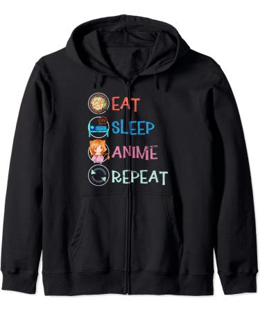 Japanese Manga Kawaii Ramen Noodles Otaku Anime Zip Hoodie
