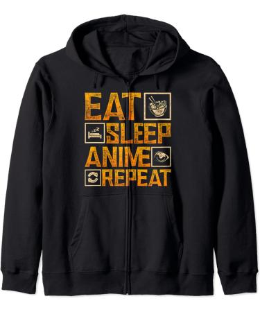 Japanese Manga Otaku Ramen Noodles Kawaii Foodie Anime Zip Hoodie
