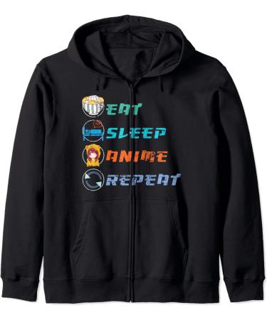 Otaku Kawaii Japanese Food Ramen Noodles Manga Anime Zip Hoodie