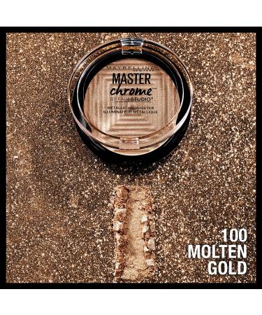 Maybelline Master Chrome Highlighter Molten Rose Gold 050 - 0.24 oz (6.7 g) - Buy Online on SooperMarket.com